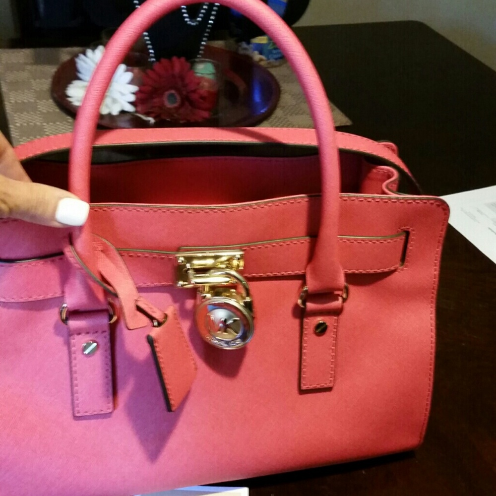 COPY - Michael Kors Hamilton bag in beautiful Watermelon